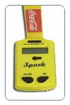 거치대에 기업의 홍보로고가 인쇄되어 있는 신모델 Spar k/스파크 