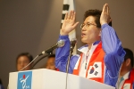 김문수 한나라당 경기도지사 예비후보가 1일 국회의원회관 대회의실에서 열린 '한나라당 5.31지방선거 중앙선거대책관리위원회 발대식'에서 인사말을 하고 있다.
