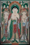 청곡사 괘불, 조선 1722년, 삼베에 색, 국보 302호, 경남 진주 청곡사소장