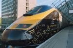 다빈치 코드 영화 이미지가 장식된 초고속 열차 ‘유로스타’ 사진 출처를 밝혀주시길 부탁드립니다.(레일유럽 한국사무소)