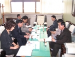 교육재정 확충 사업 발굴 모색을 위한 회의 장면