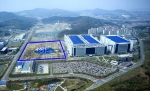 삼성전자 탕정 사업장 전경  (8라인 부지 표시)