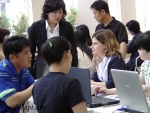 에이포 에듀케이션에서도 용인동백지구 써미트빌 아파트 영어마을  프로그램 설명은 물론 영어학습에 대한 심도있는 상담도 펼쳤다.