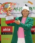 2라운드 아키아골프 시니어여자오픈 3차전에서 우승한  김형임 