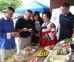 지난 5월 한성식품이 참여한 미8군의 아시아.태평양 문화체험축제 행사 장면