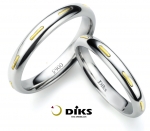 함량900의 플래티넘과 24K Gold가 어우러져 제작된 플래티넘 커플링 