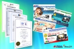 1일,브랜드 PC 전문 제조업체 (주)아이티엔씨21이 품질인증센터로부터 ISO9001 품질인증을 획득했다. (좌: 앞에서부터)ISO9001인증서,벤처기업인증서,이노비즈 인증서,Q마