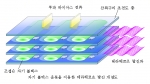 자기볼텍스 운동을 이용한 테라헤르츠 발진 개념도