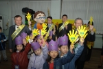 대교 어린이 교통안전캠페인(맨 오른쪽이 송자 대교 회장)