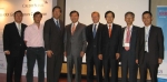 왼쪽부터 CS증권 대표 이천기,  ALCOR Investment James Johnston (제임스 존스턴), CS증권 아시아,태평양 대표 Lito Camacho(리토 카마쵸), 