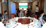 농림부와 충남도, 도내 16개 시군지자체가 지원하는 충남지역특성화교육사업 제1차 운영회의가 충남 서북부권역 지도교수 18명이 참석한 가운데 18일 천안의 한 식당에서 열렸다.