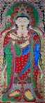 통도사 괘불, 조선 1767년, 보물 1350호, 마본에 색, 1,204 ×493cm, 통도사성보박물관 소장