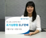 우리투자증권, 연 13.0% 수익 추구 조기상환형 ELF 판매