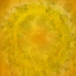 서지희 작 새로운 문(new door) | 견, 장지에 채색 | 90×90 (cm) | 2007 