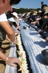 한국에서 가장 긴 1,000m 김밥 만들어 진다
