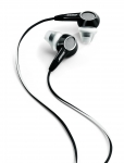 Bose in-ear 이어폰은  일렉트로 어쿠스틱(electro-acoustic)디자인으로 외부 소음 차폐성이 뛰어나다.