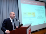 EMC RSA 정보보안사업부 제프 헤이든 부사장이 '정보 중심 보안' 전략에 대해 설명하고 있다.