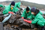 보해 젊은 잎새, 태안 기름 제거활동에 동참