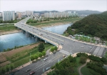 대구 강창교 동편 금호강 제방도로 차로축소