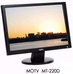 블랙색상의 22형 와이드 LCD