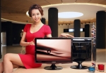 삼성전자, 친환경 신소재 크리스털 디자인 모니터 출시