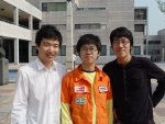PLUS 팀 본선대회 참가자 배병욱ㆍ송재혁ㆍ이성광 군(좌로부터 송재혁, 이성광, 배병욱) 