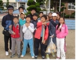 전북 위도초등학교 선생님과 학생