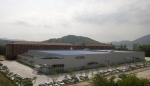 충북 음성에서 열린 현대중공업의 태양광발전설비 생산공장 준공식. 