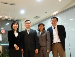 메디포스트 양윤선 대표(맨 왼쪽)가 태국 프로제닉社 찻차이 스리분딧 대표(Chatchai 