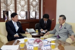 일본 와타나베 대신, 원세훈 행정안전부 장관 예방