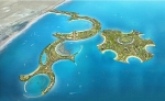 라스 알 카이마(Ras Al Khaimah)내 알 마잔 인공섬 개발 사업의 조감도