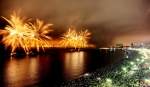제5회 포항국제불빛축제의 개막을 알리는 불꽃쇼