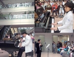 *건강보험공단 일산병원 '사랑의 음악회'
각 과 전문의들이 직접 악기 연주하고 있다.