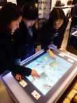 Louis Quatorze fashion brand adopted ‘Surface’, the Microsoft multi-touch surface display
