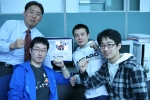 보건복지부 UCC공모전 우수상 수상 동명대학교 학생들과 지도교수.