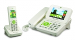 LG-Nortel 영상전화기 IP 3870 (왼쪽은 전용 무선핸드셋 IP 3870 MH)