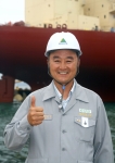 노동부 올해의 명장에 선정된 현대중공업 김양호 씨.