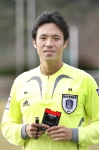 10일 일본에서 열릴 일본과 스코틀랜드의 A매치 축구 주심을 맡은 현대중공업 김상우 대리.