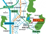 분당 스카이캐슬 추모공원 약도