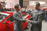 B.M. Ahn, Group President and CEO of Kia Motors America and Kia Motors Manufacturing Georgia, accept