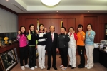 올해 한국여자프로골프(KLPGA)의 최강자로 떠오른 프로골퍼 서희경(23, 골프지도전공 4년, 하이트)과 안선주(22, 골프지도전공 3년, 하이마트)을 비롯한 건국대 재학 여자 프