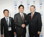 자크로게 IOC위원장, 삼성전자 올림픽홍보관 방문