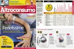 LG 드럼세탁기(모델명:F1047TD)가 이태리 알트로콘수모(Altroconsumo)誌가 실시한 성능평가에서 1위를 차지했다. 사진은 알트로콘수모誌 2월호에 게재된 드럼세탁기 성능