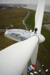 독일 니더작센 주의 쿡스하펜(Cuxhaven) 지역에 설치된 드윈드사의 2MW급 풍력발전기 D 8.2