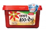 천일염 스티커 부착된 해찬들 100% 국산 고추장