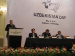 지창훈 대한항공 총괄사장(왼쪽에서 두번째)은 지난 5월 2일 저녁 우즈베키스탄 타슈켄트에서 개최된 제43차 아시아개발은행(ADB) 연차 총회 '우즈베키스탄 데이'