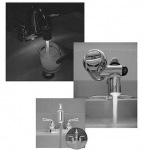 수온을 색깔로 표시하는 LED 수도꼭지