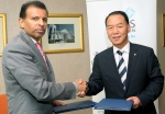 LG전자 중동아프리카지역본부 김기완 본부장과 '젬스 에듀케이션(GEMS Education)' 창립자 써니 바키(Sunny Varkey) 회장이 지난주 아랍에미리트