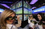 올 1월 미국 라스베이거스에서 열린 세계 최대 멀티미디어 가전 전시회인 CES 2010에서 선보인 삼성전자 3D 큐브