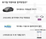 “휴가철 차량비용 확 줄이는 필살기 네가지”